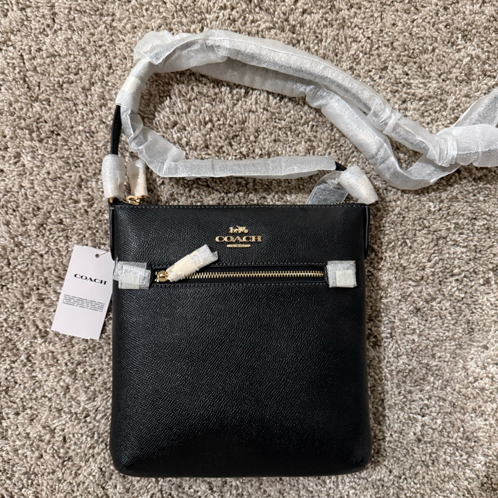 Coach Midnight Black Mini Bag